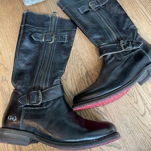BED|STU Gogo Lug Boots size 7 BLACK